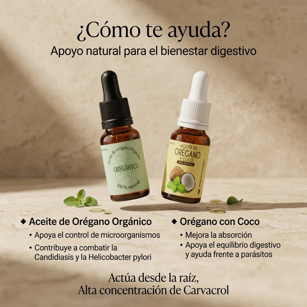 Tratamiento Oregánico Cándida, Helicobacter pylori y Parásitos